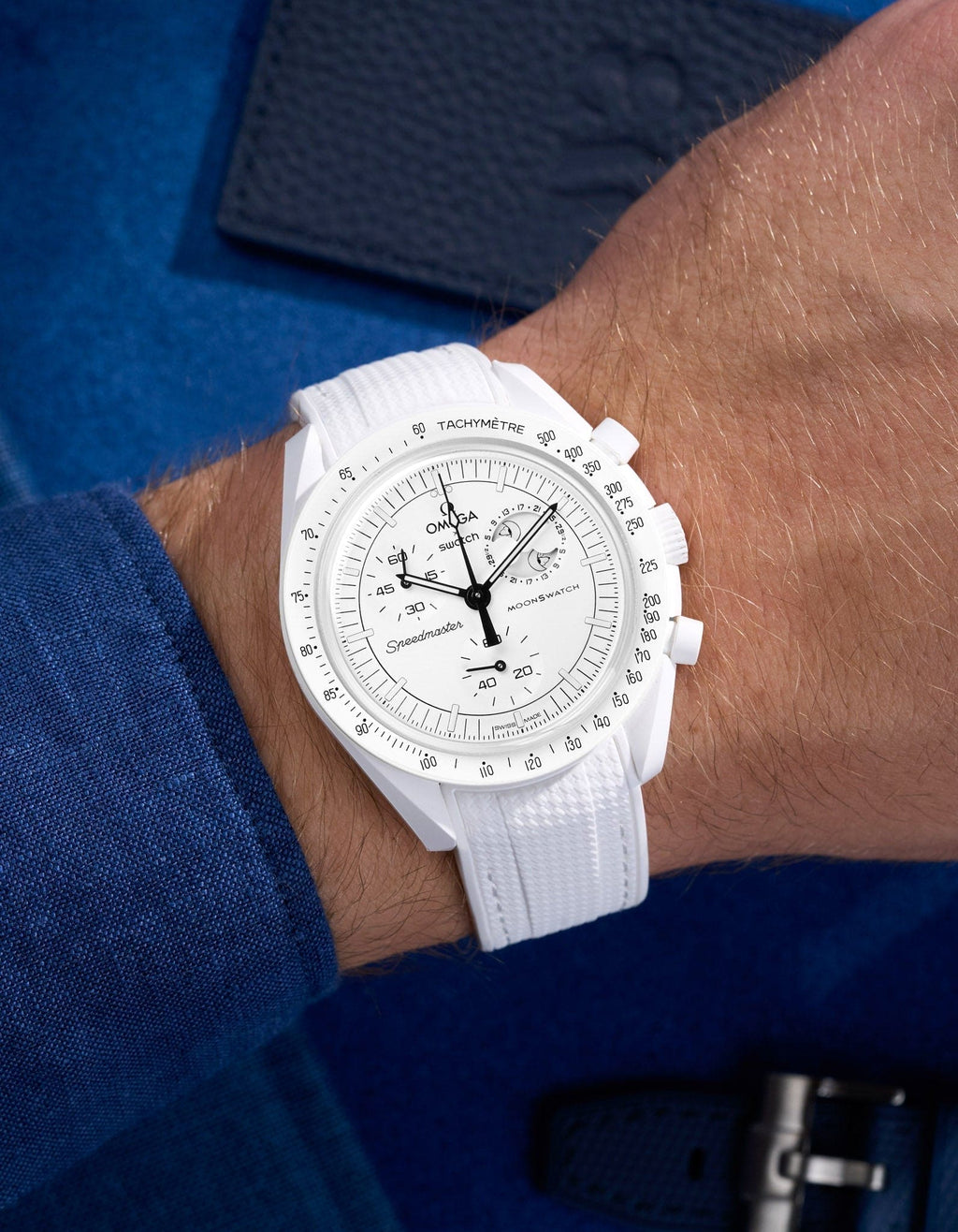 MoonSwatch Mission to the Moon Phase (Rubber Strap) - OM Luxury