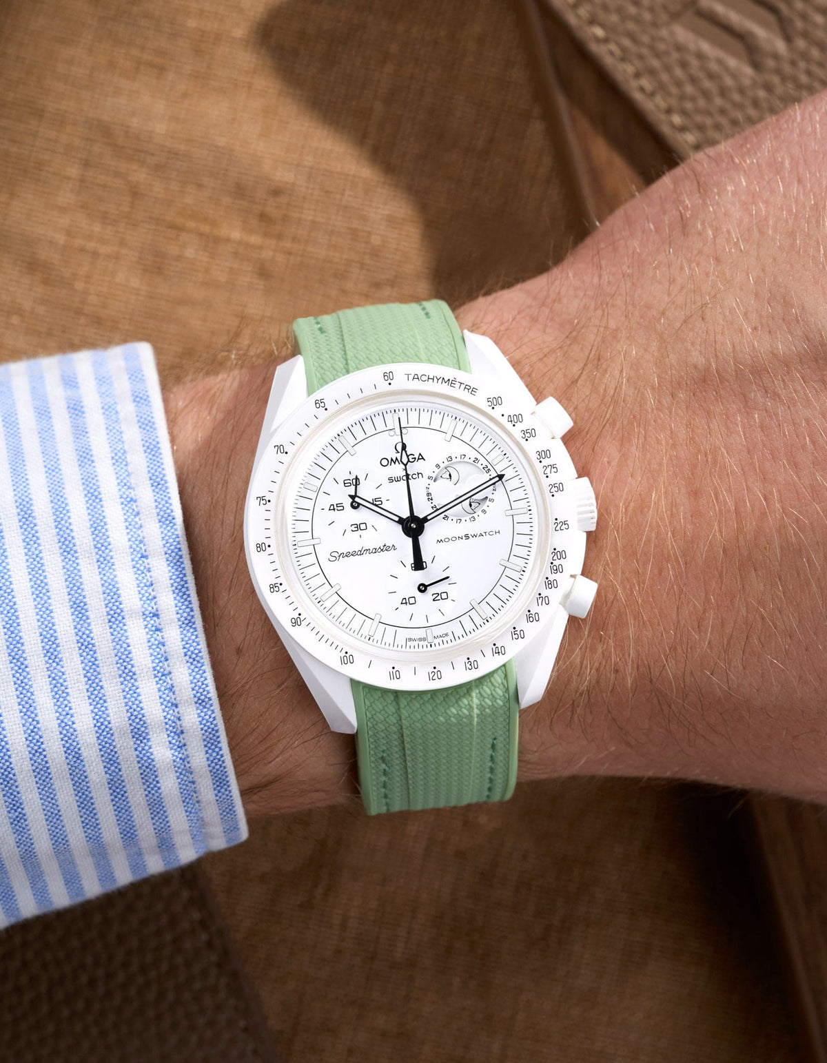 MoonSwatch Mission to the Moon Phase (Rubber Strap) - OM Luxury