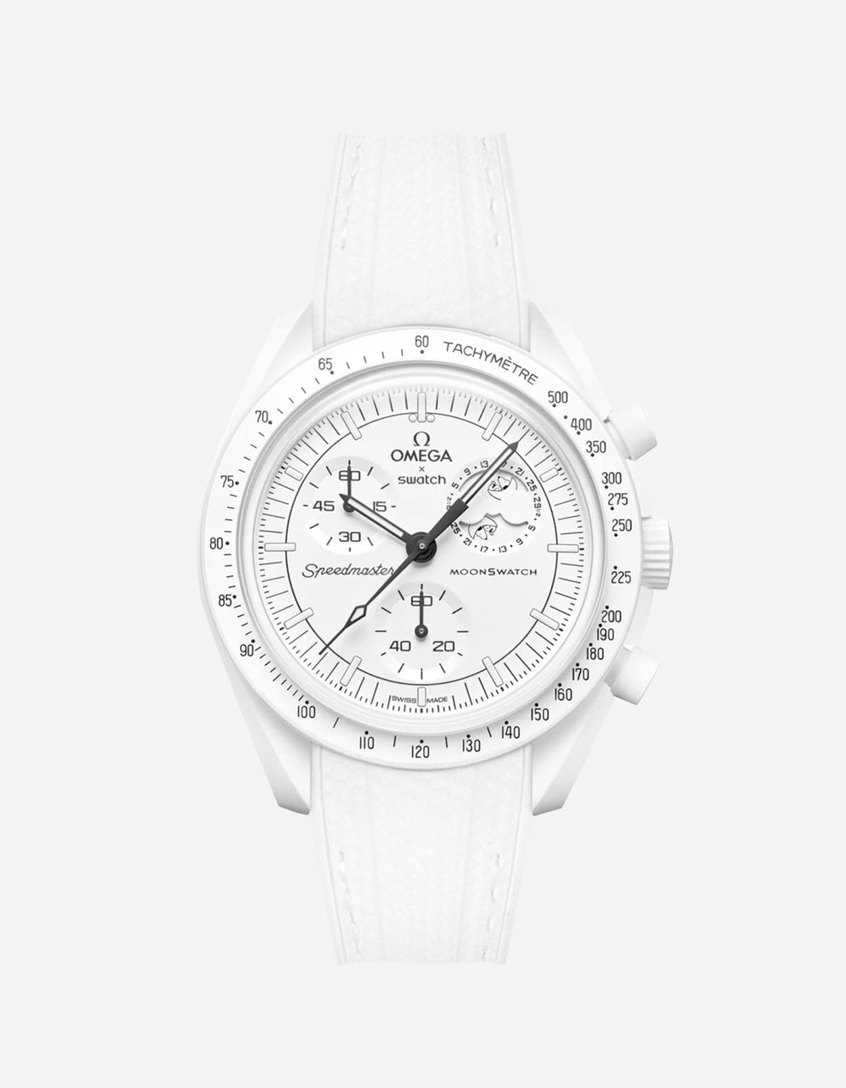 MoonSwatch Mission to the Moon Phase (Rubber Strap) - OM Luxury