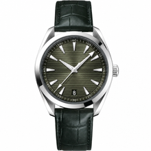 Dress Watch Dark Green Leather 41mm