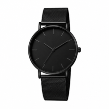 Dress Watch Black Steel