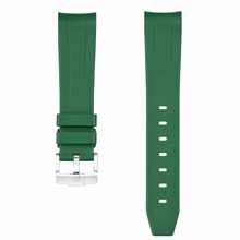 Green Rubber Watch Strap