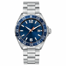 Sport Watch Blue Dial Stainless Steel