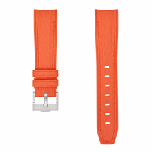 Orange Rubber Watch Strap