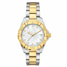 Two-Tone Dress Watch with White Dial