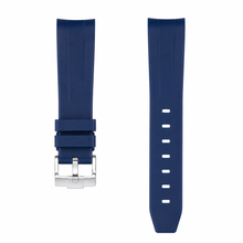 Blue Rubber Watch Strap