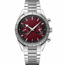 Chronograph Watch Silver Metal 41mm