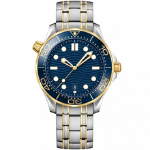 Two-Tone Blue Dial Dive Watch 42mm