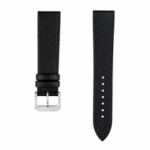 Black Leather Watch Strap 20mm