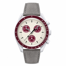 Watch with Suede Strap