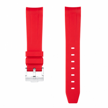 Burgundy Rubber Watch Strap