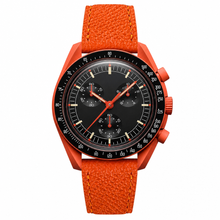 Watch with Orange Strap